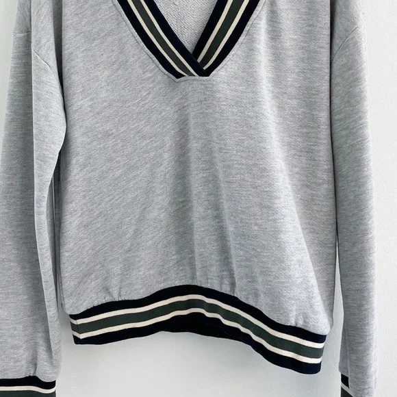 Evereve Nova Varsity Stripe Sweatshirt - Picture 4 of 6